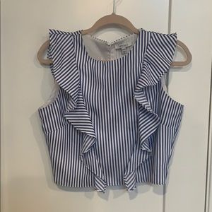 Bloomingdales boutique brand ruffled tank top